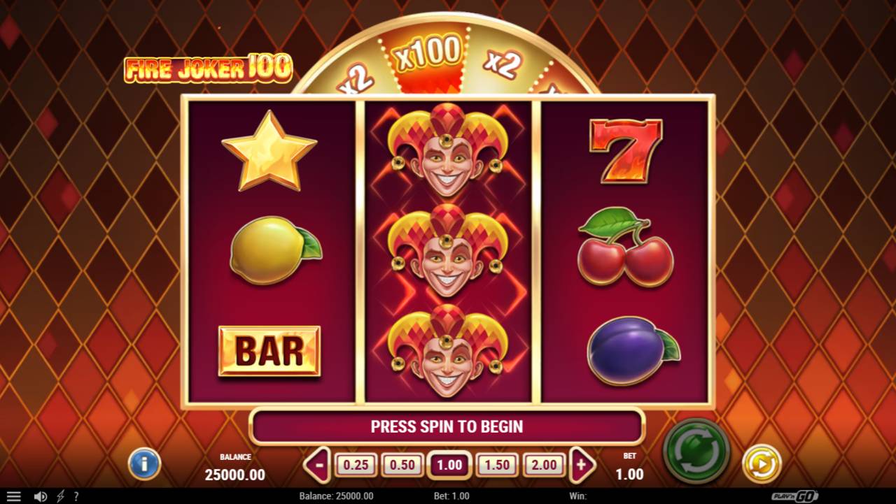 Fire Joker 100 (Play’n GO) Image 2